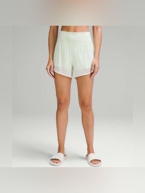 💚Lululemon Nulu and Mesh Kohlrabi Green 3.5" Rare